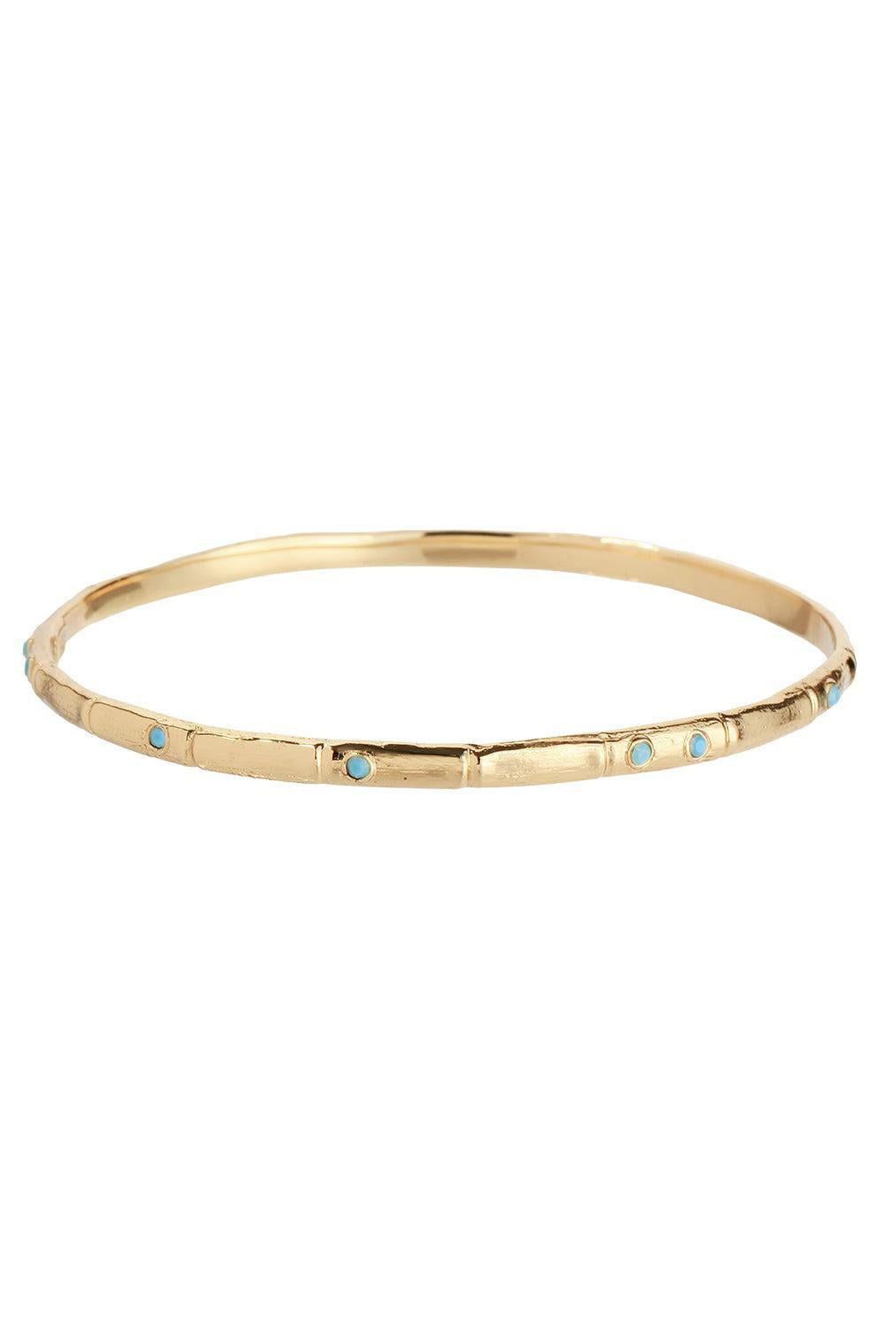 Blue Bambini Strass Bangle Bracelet-BLUE-JEWELRYBOUTIQUEBRACELET O-GAS BIJOUX