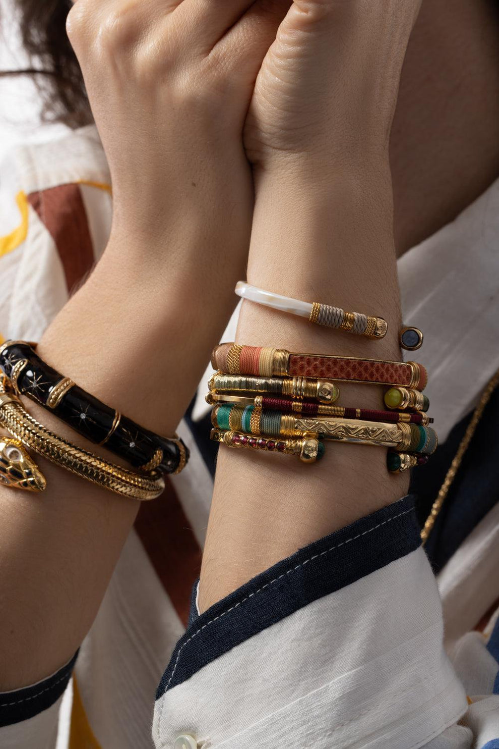 Bracelet Jonc Gas Bijoux Plaqué Or Jaune - Neuf Sans Emballage
