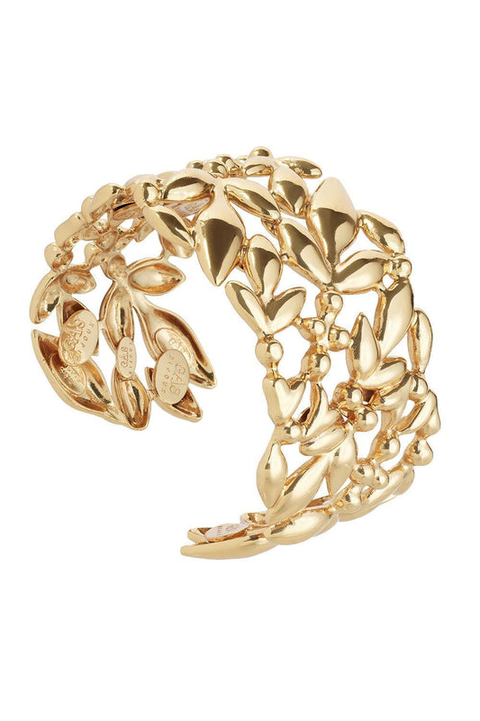 Olea Cuff Bracelet-GOLD-JEWELRYBOUTIQUEBRACELET O-GAS BIJOUX
