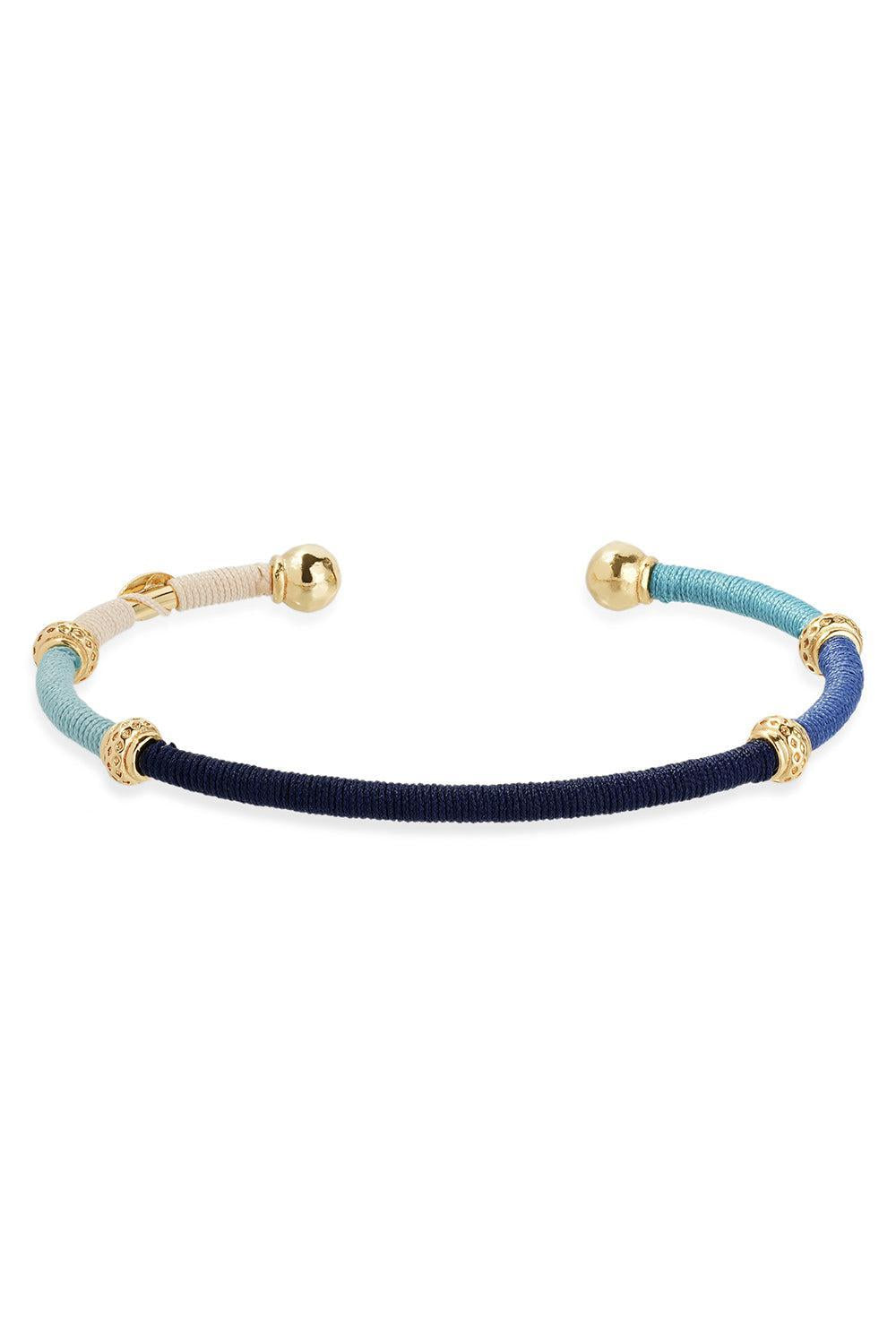 Navy Cream Blue Green Zanzifull Bracelet-NAVY/CRM-JEWELRYBOUTIQUEBRACELET O-GAS BIJOUX