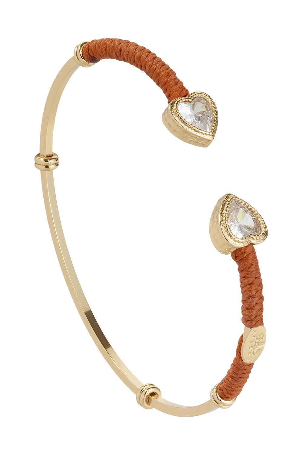 Orange Duality Amore Strass Bracelet-ORANGE-JEWELRYBOUTIQUEBRACELET O-GAS BIJOUX