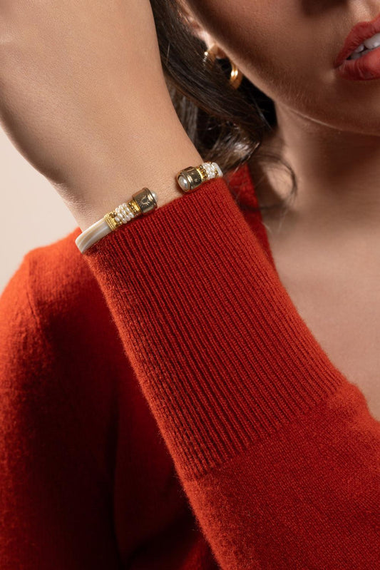 Pearl Cream Sarina Bracelet