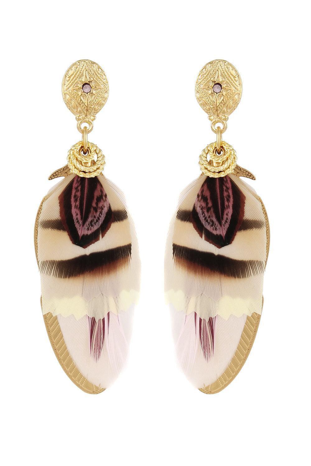 Small Sao Earrings - Pink Purple-PNK/PRPL-JEWELRYBOUTIQUEEARRING-GAS BIJOUX