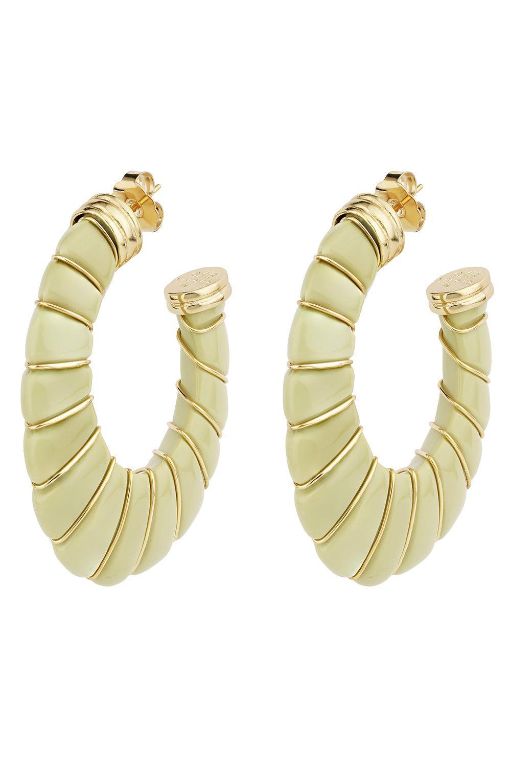 Green Large Cyclade Earrings-GREEN-JEWELRYBOUTIQUEEARRING-GAS BIJOUX