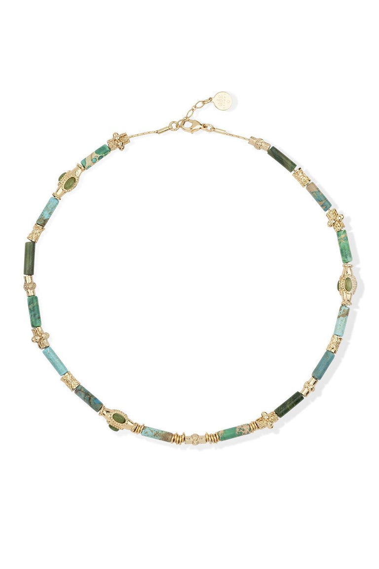 Blue Green Kali Necklace