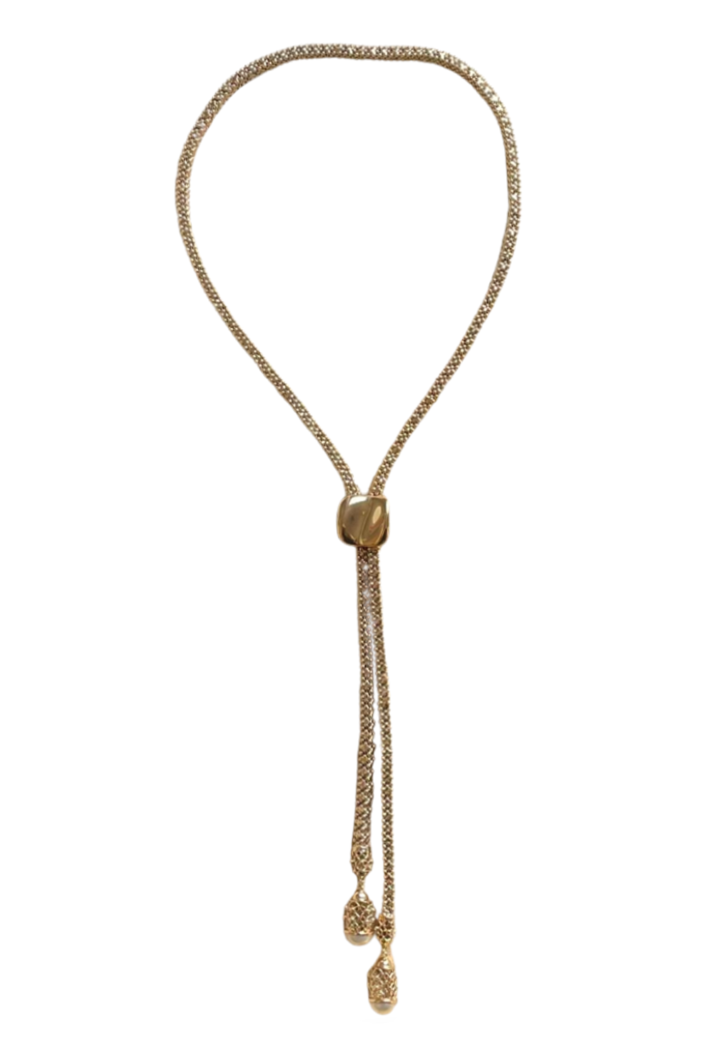 Lariate Celosia Necklace-YELLOW-JEWELRYBOUTIQUENECKLACE O-GAS BIJOUX