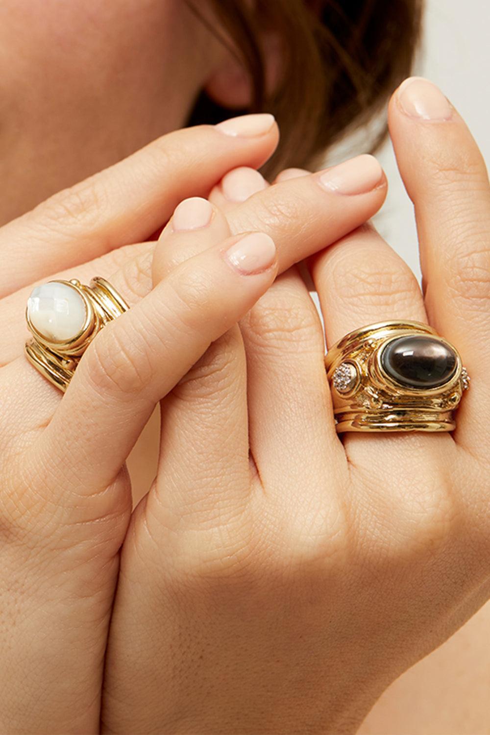 Pearl Rhinestone Simone Ring-WHITE-6.5-JEWELRYBOUTIQUERING-GAS BIJOUX