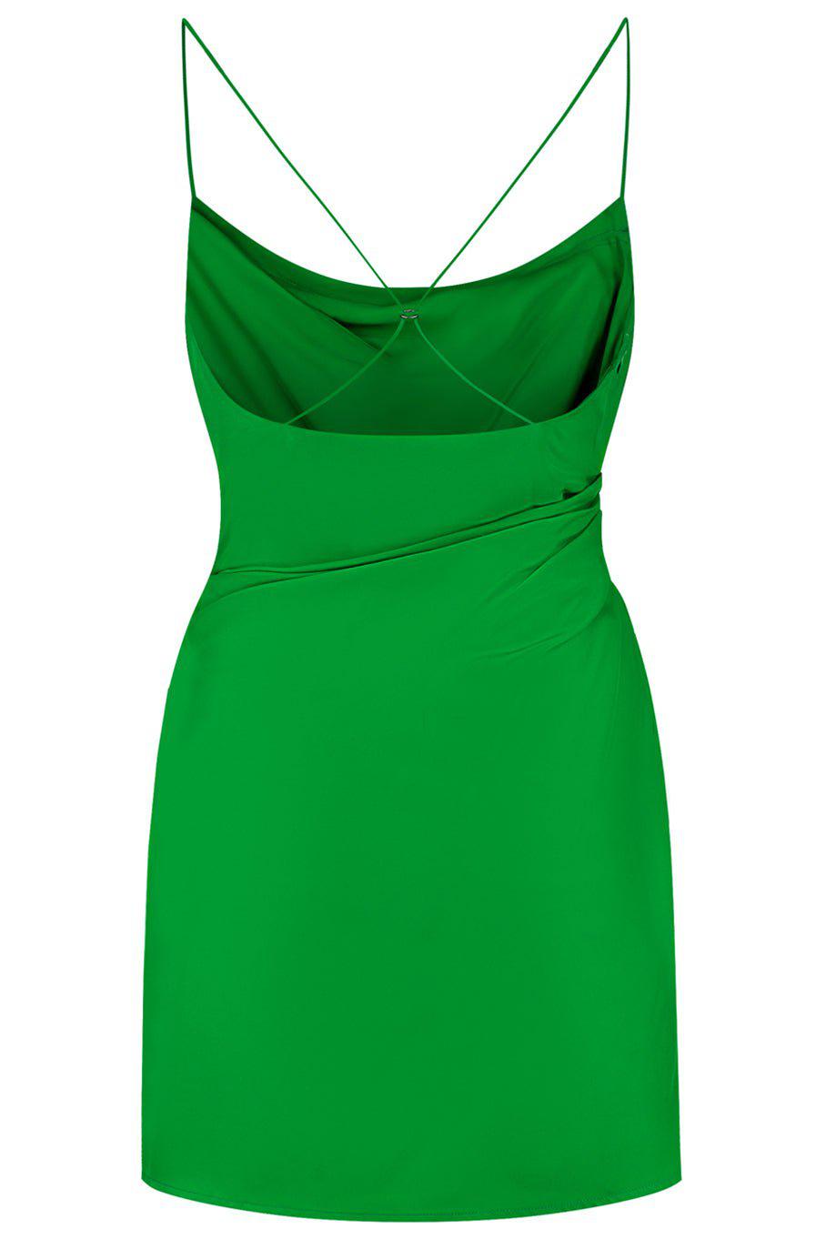 GAUGE81-Shiroi Faux Wrap Mini Dress-