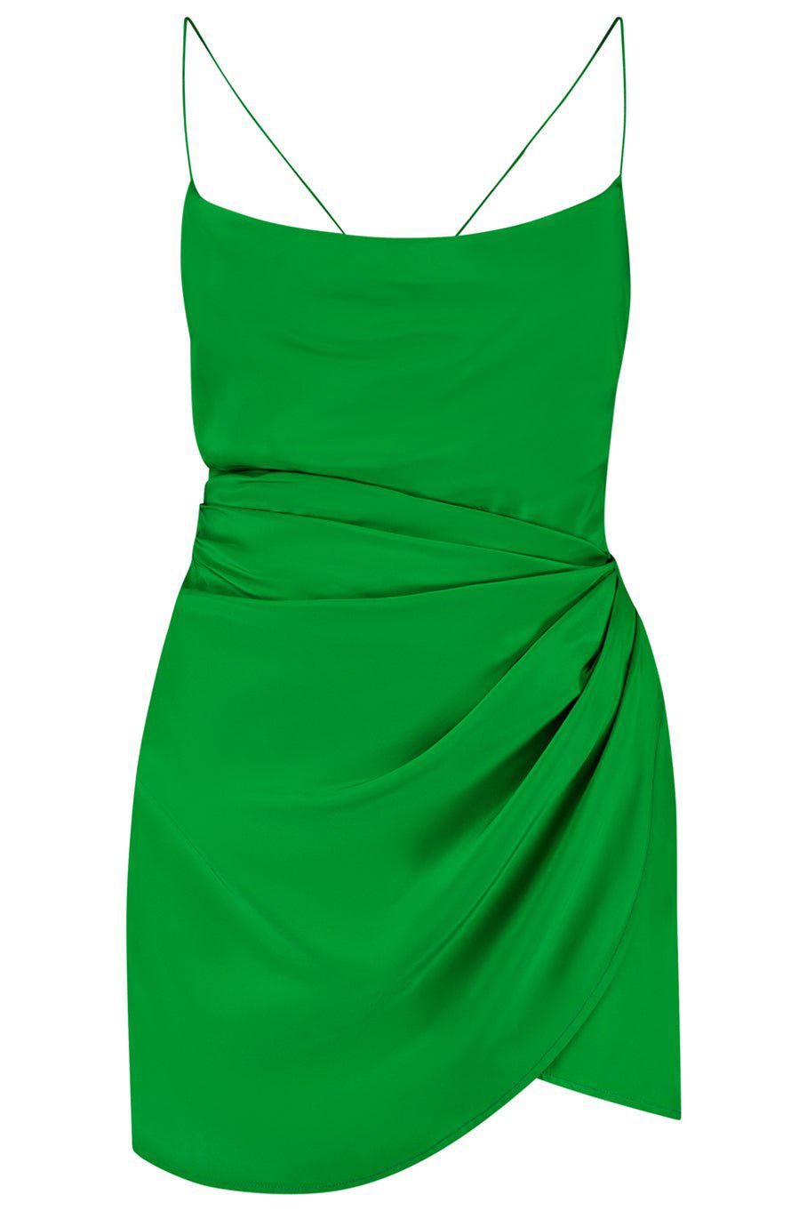 GAUGE81-Shiroi Faux Wrap Mini Dress-