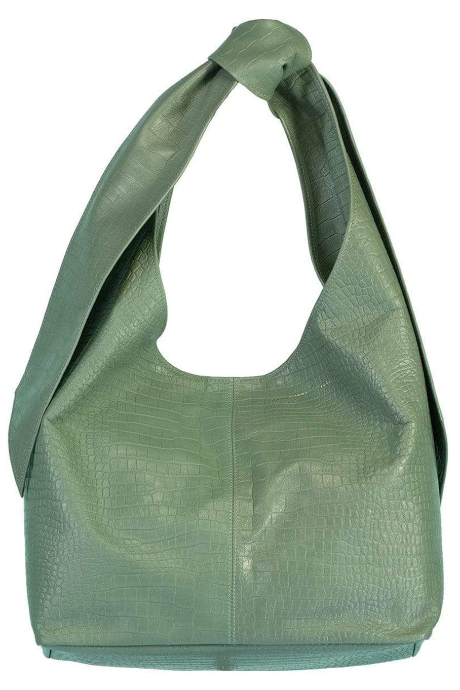 GAVAZZENI-Kate Croco Bag - Wasabi-WASABI