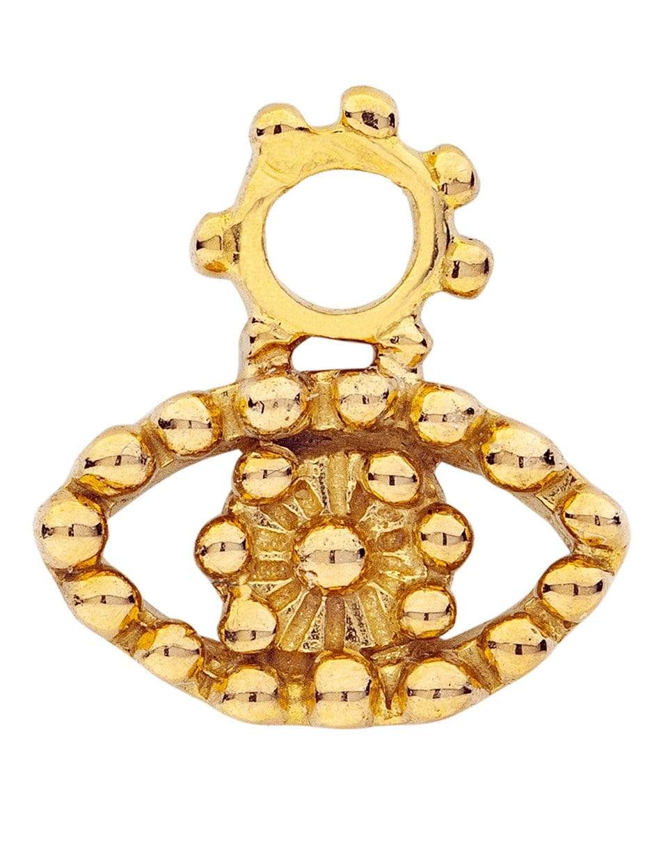 GAYA-Small Eye Charm-YELLOW GOLD