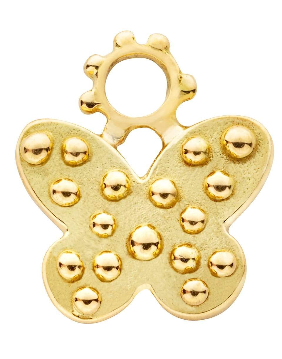 GAYA-Smalll Butterfly Charm-YELLOW GOLD