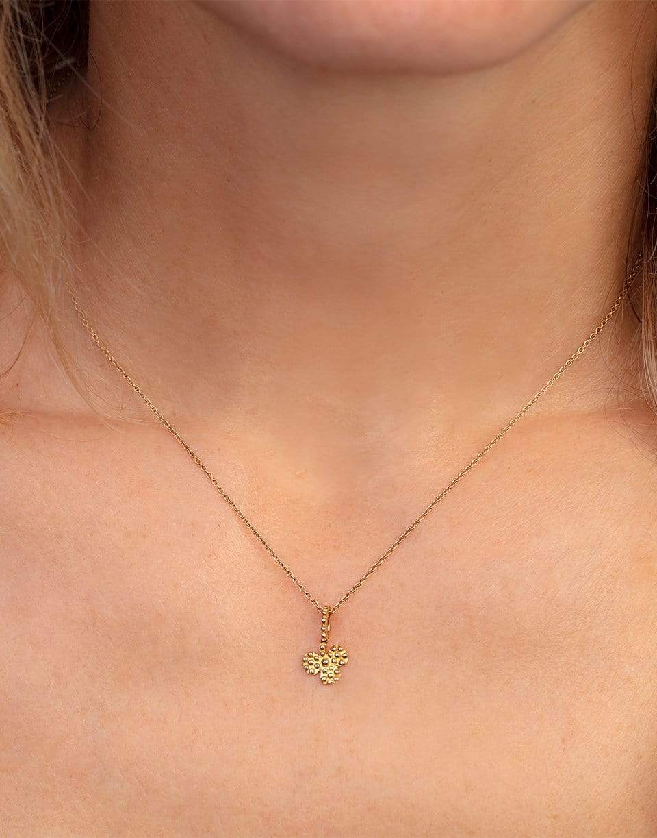GAYA-Mini Clover Pendanrt-YELLOW GOLD