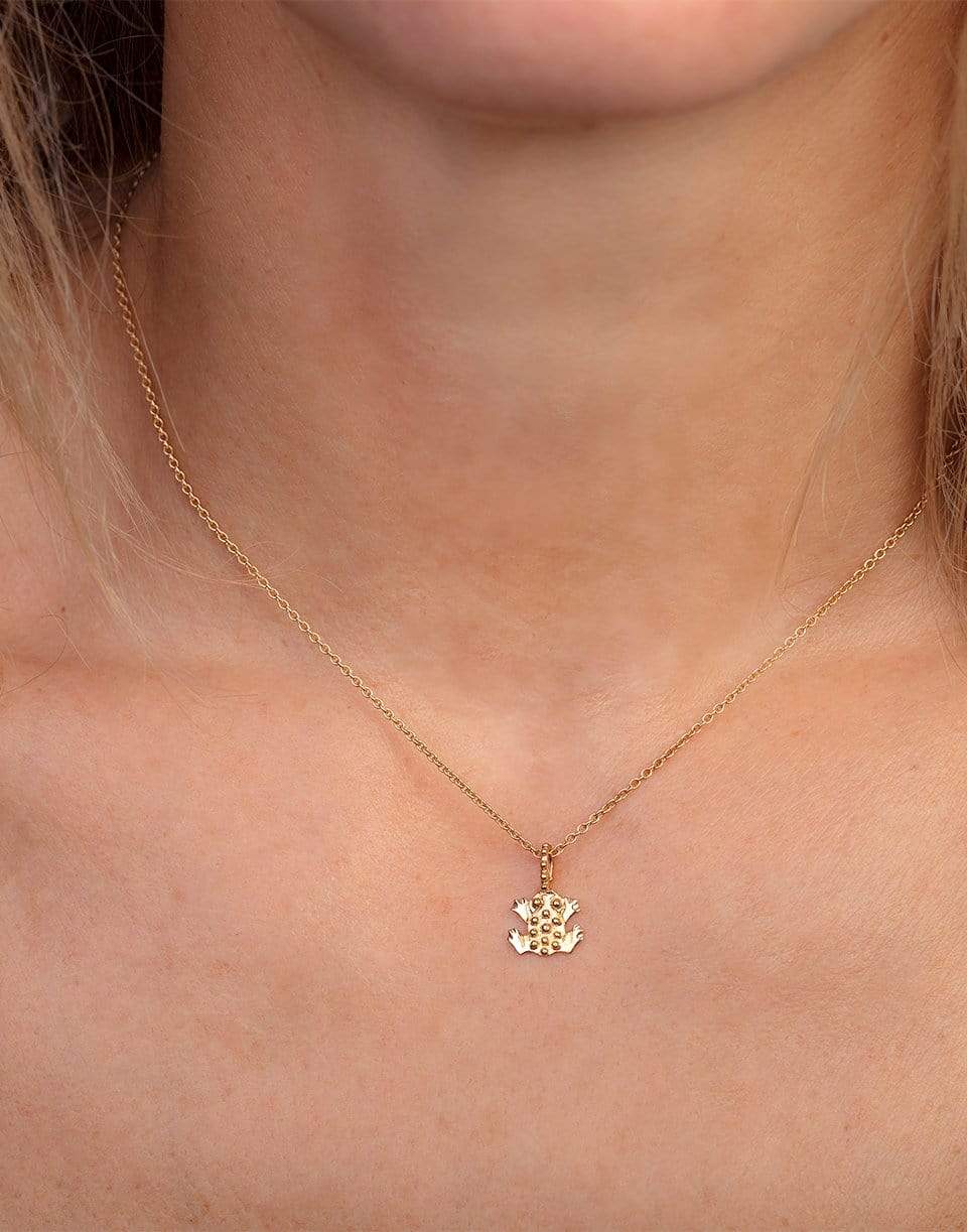 GAYA-Mini Frog Pendant-YELLOW GOLD