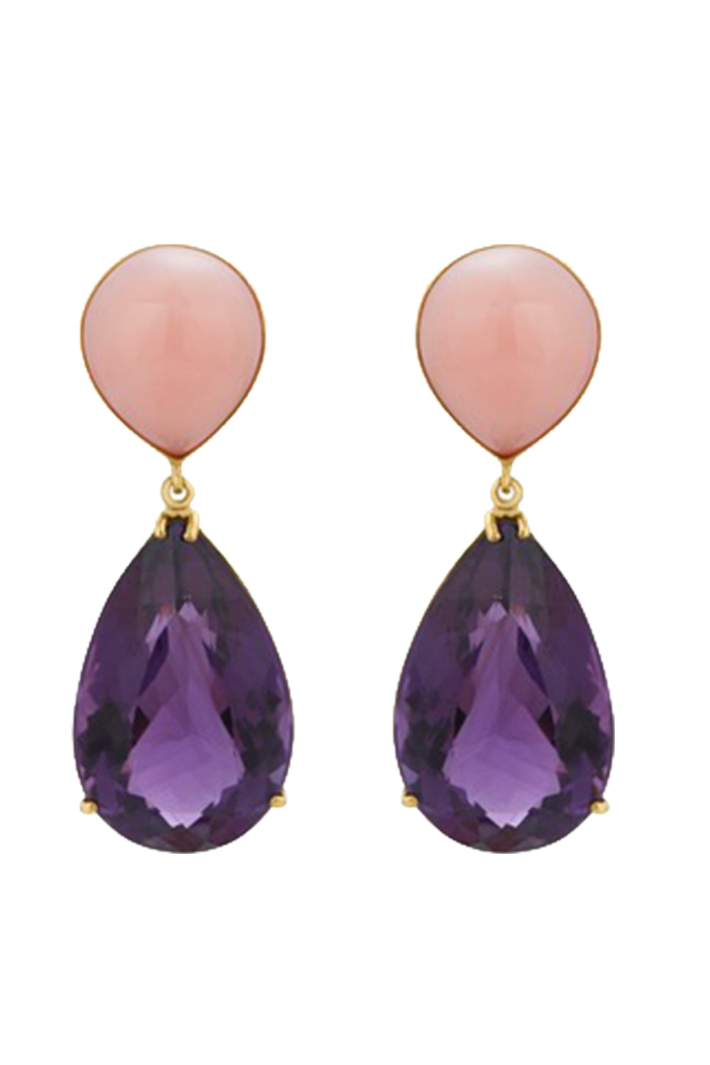 Water Lily Earrings-YELLOW GOLD-JEWELRYFINE JEWELEARRING-GAYA JOYAS 