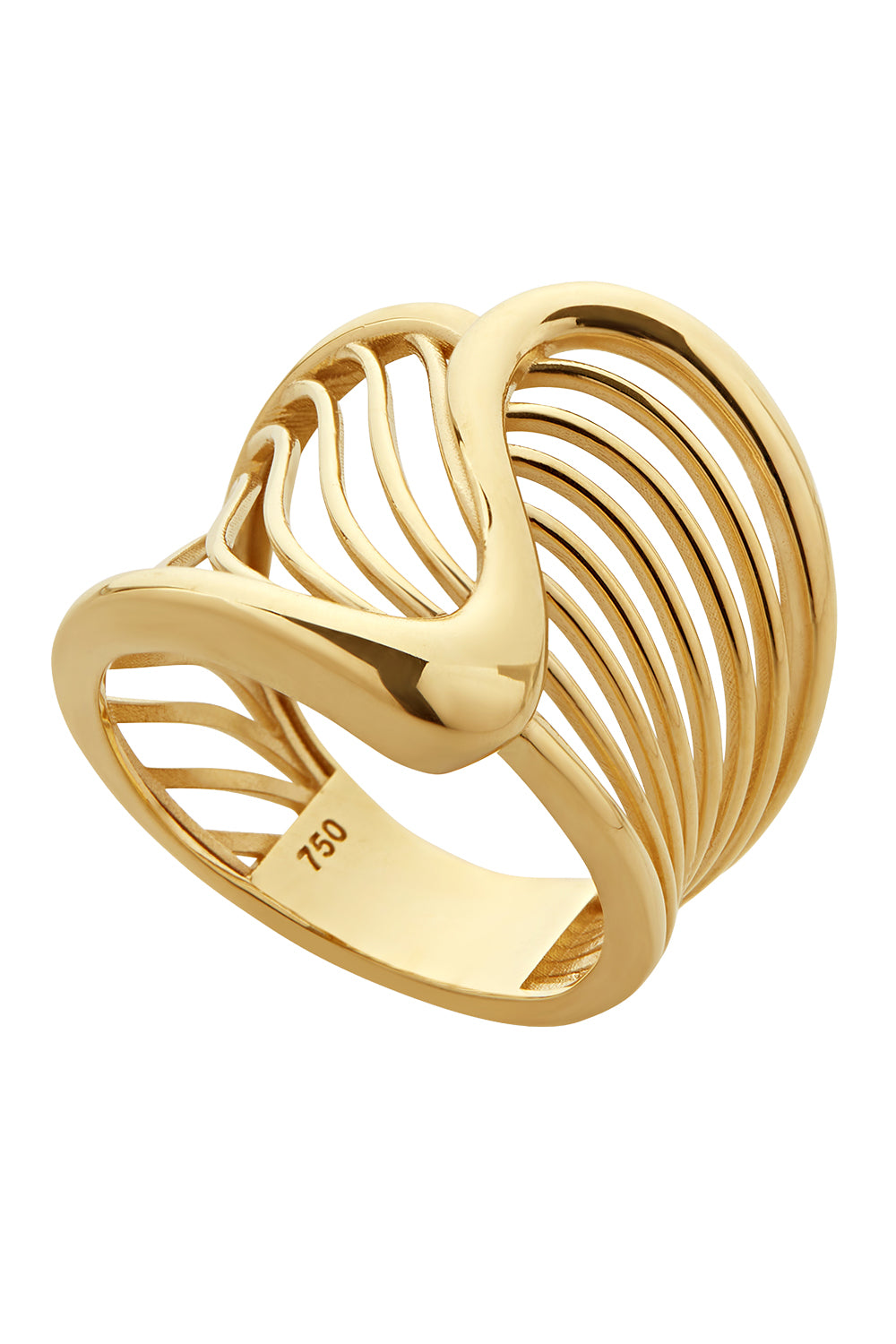  Duna Wide Band Ring-YELLOW GOLD-7-JEWELRYFINE JEWELRING-GAYA JOYAS 