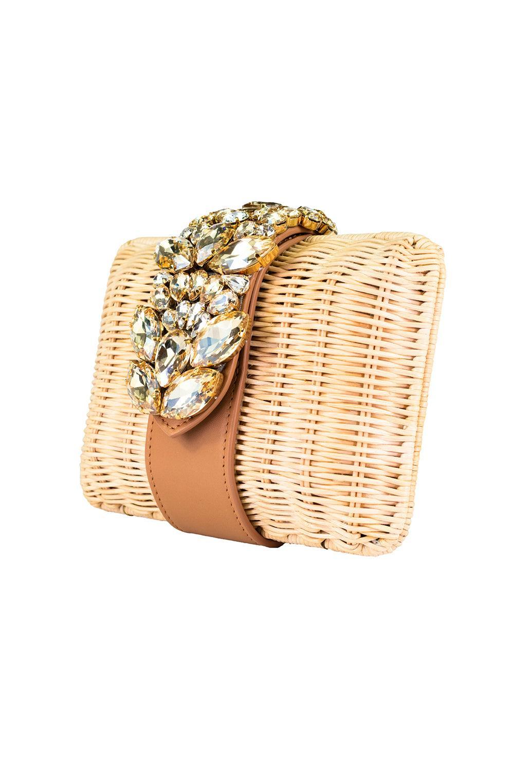 Capri Clutch - Caramel-BROWN-HANDBAGCLUTCHES-GEDEBE