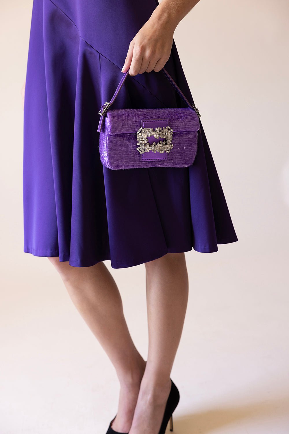 GEDEBE-Mini Habibi Bag - Sequins-LAVENDER