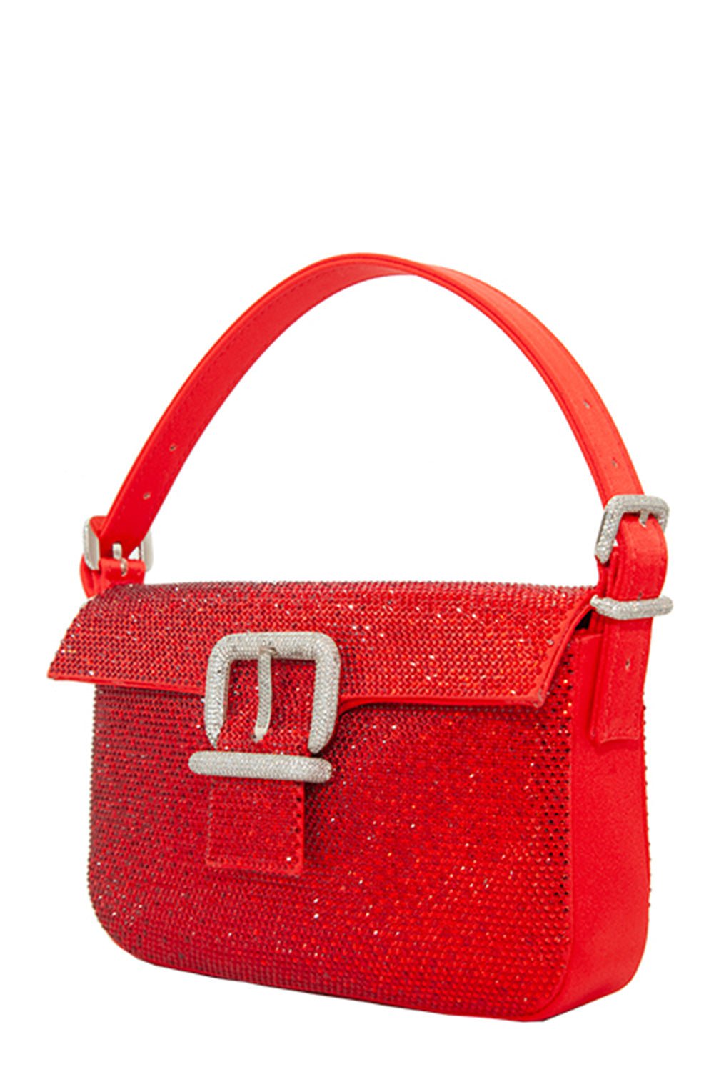 GEDEBE-Mini Habibi Bag - Red-SATIN RED