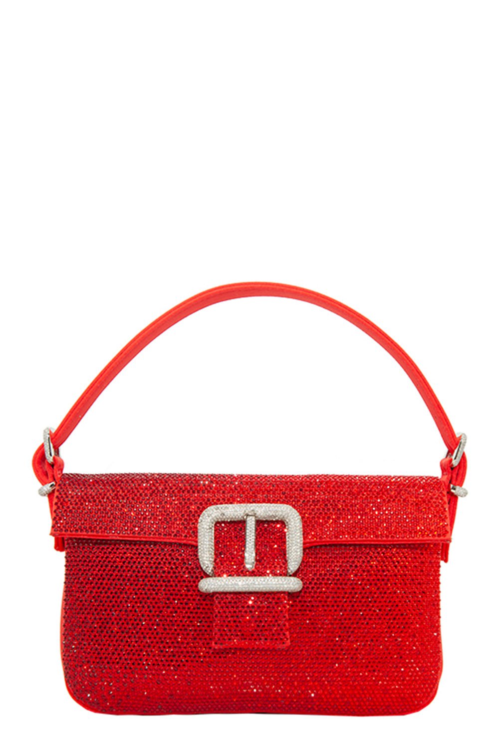 GEDEBE-Mini Habibi Bag - Red-SATIN RED