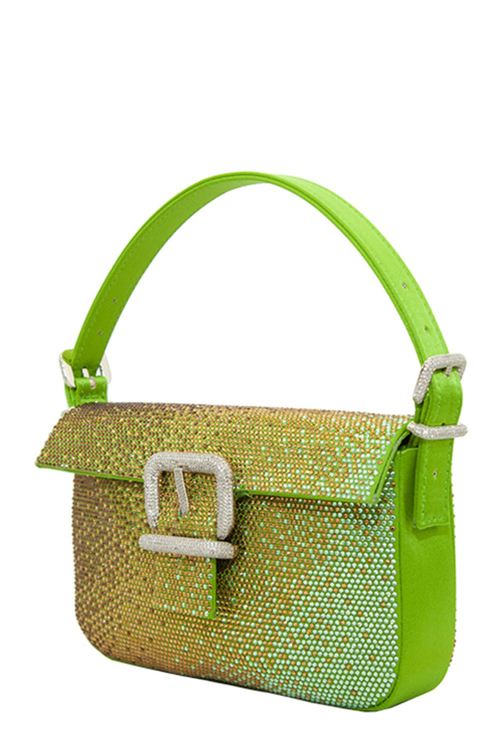 GEDEBE-Mini Habibi Bag - Lime-SATNLIME