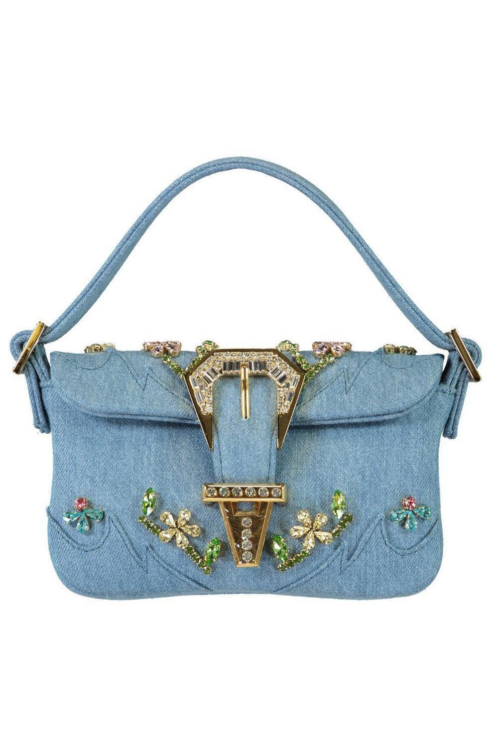 Mini Habibi Bag - Denim-DENIM-O/S-HANDBAGTOP HANDLE-GEDEBE