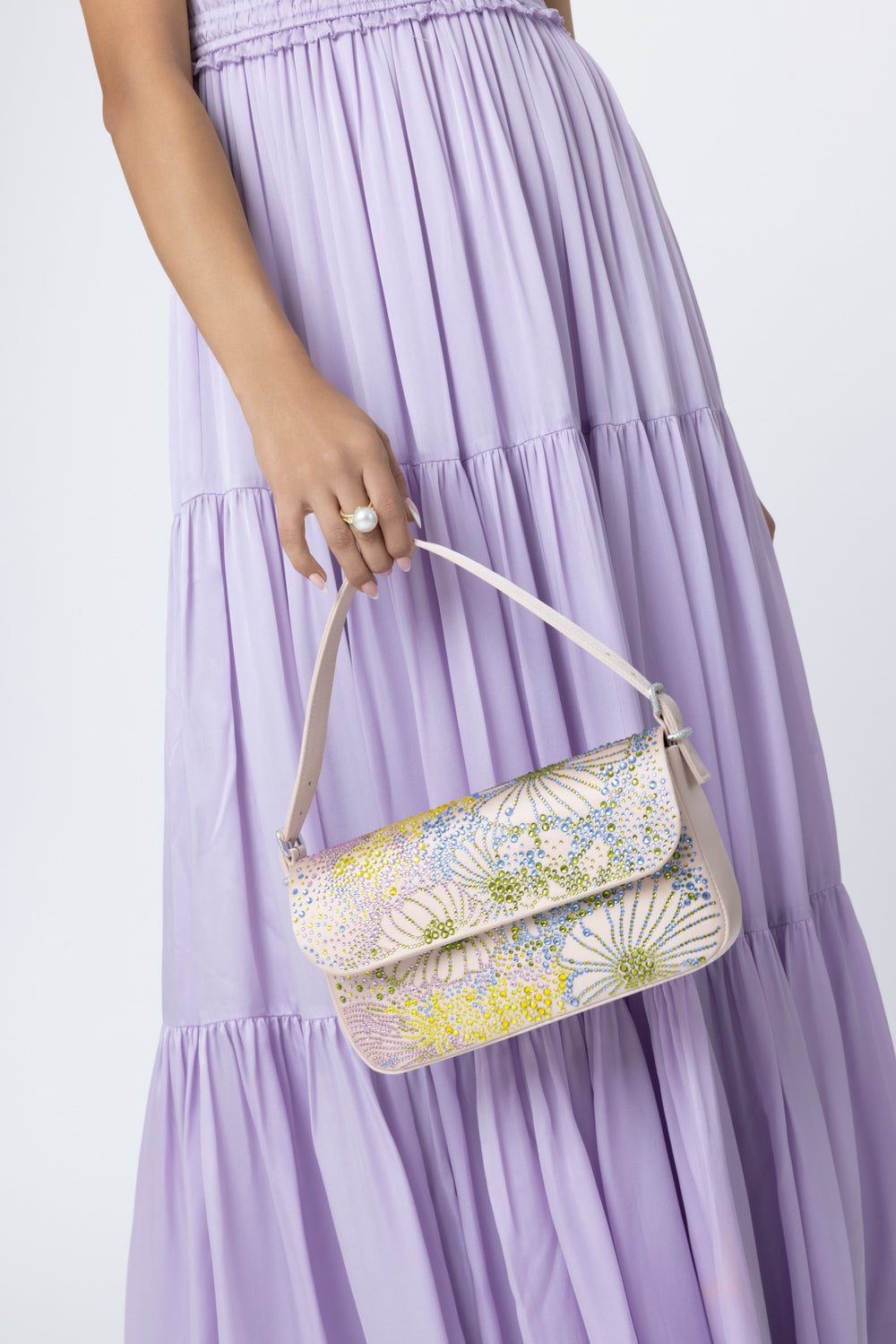 Habibi Bag - Crystal Blossom-FLORAL-HANDBAGTOP HANDLE-GEDEBE