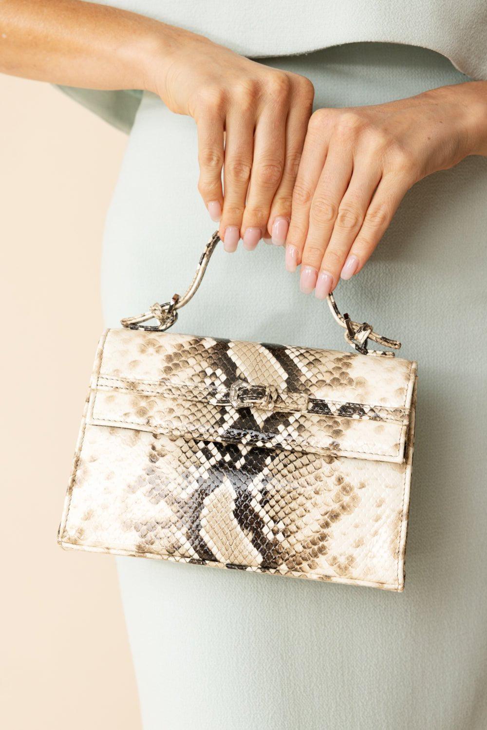 GEDEBE-Sophie Bag - Printed Python-PYTHNSTN
