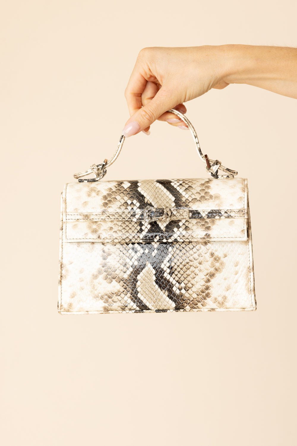 GEDEBE-Sophie Bag - Printed Python-PYTHNSTN