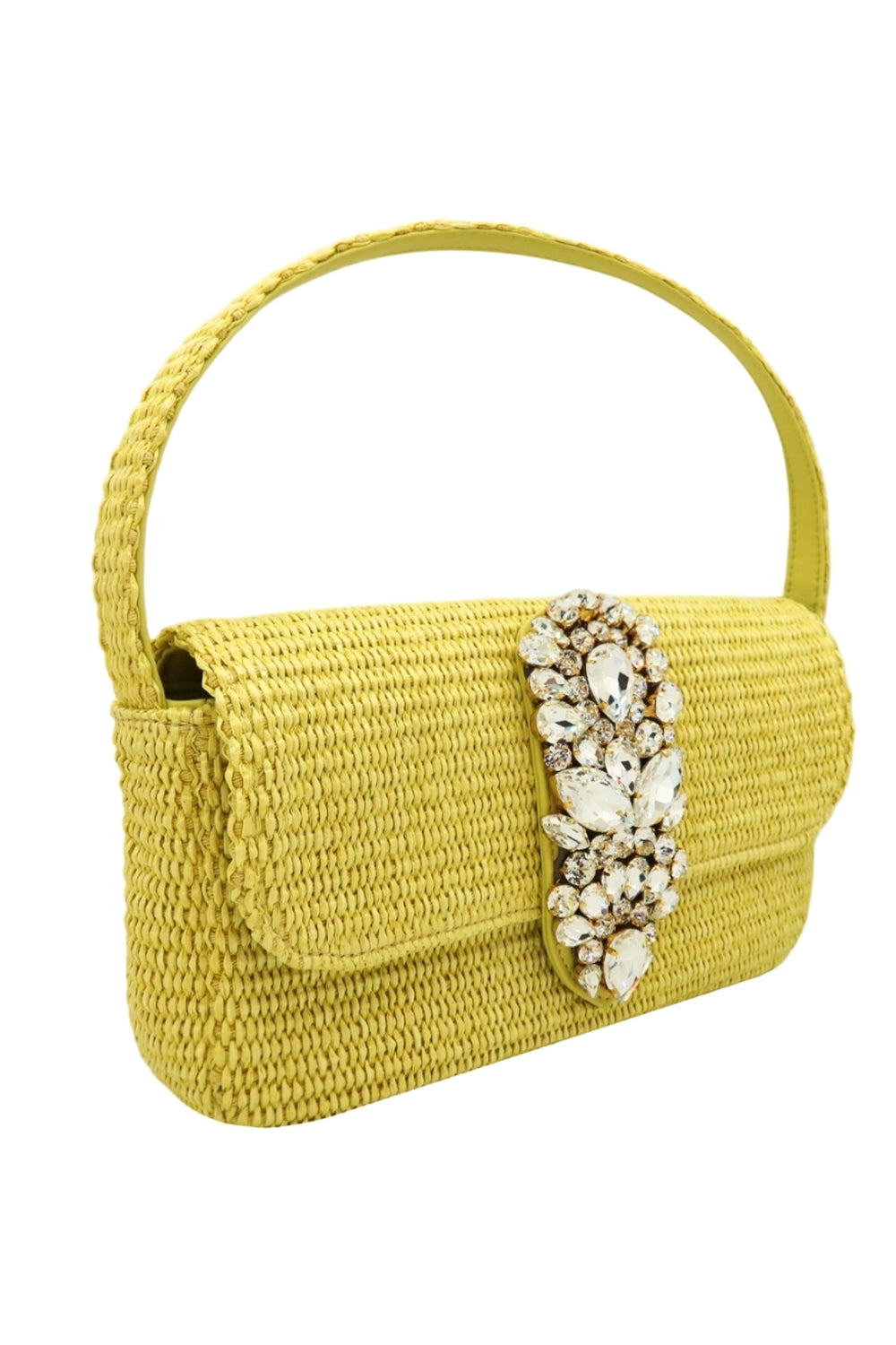  Habibi Bag - Raffia Zest-YELLOW-HANDBAGTOP HANDLE-GEDEBE 