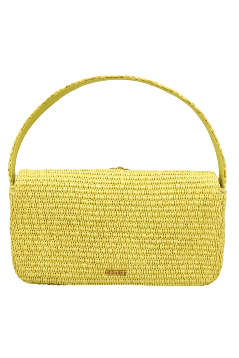  Habibi Bag - Raffia Zest-YELLOW-HANDBAGTOP HANDLE-GEDEBE 