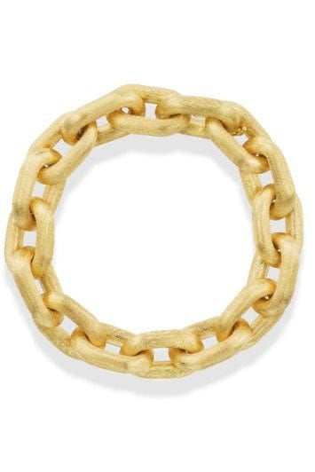 GEMELLA JEWELS-Satin Anchor Chain Bracelet-YELLOW GOLD
