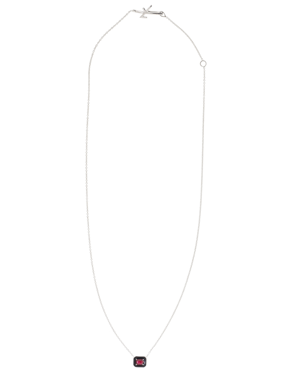 GEMFIELDS X MUSE-Nikos Koulis Oui Pendant Necklace-WHITE GOLD