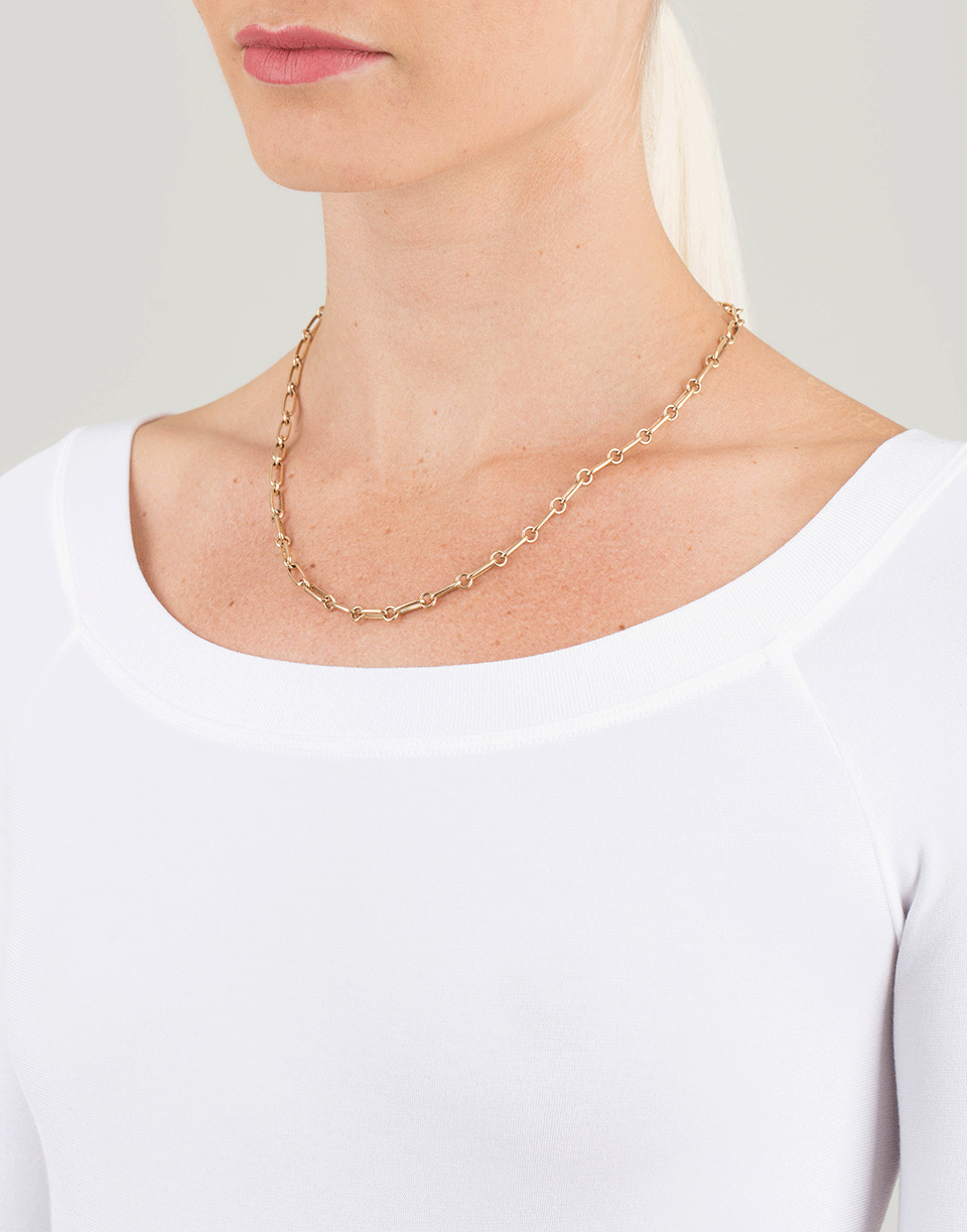 GEMFIELDS X MUSE-Short Thick Link Chain-YELLOW GOLD