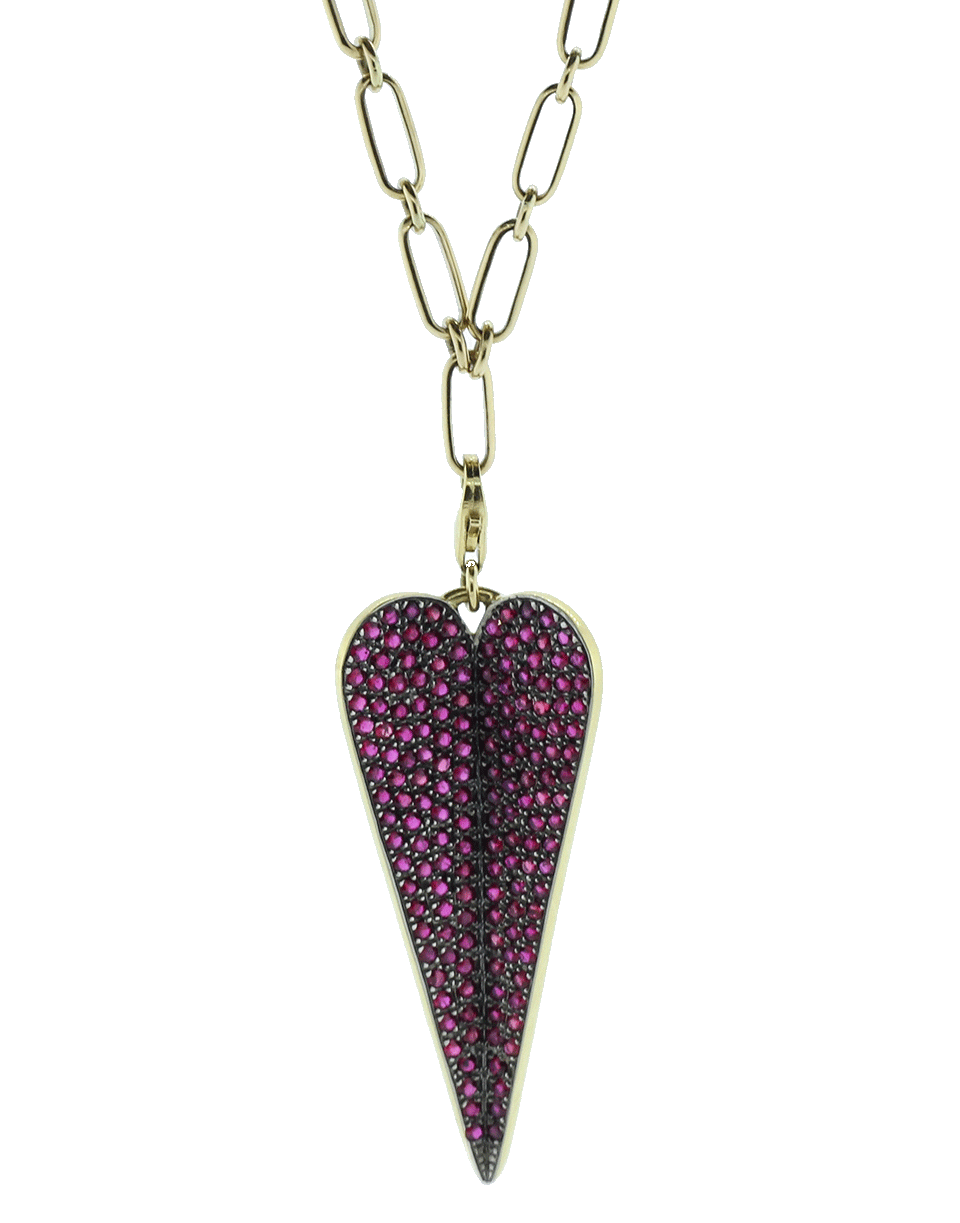 GEMFIELDS X MUSE-Elena Votsi Eros Pendant-YELLOW GOLD
