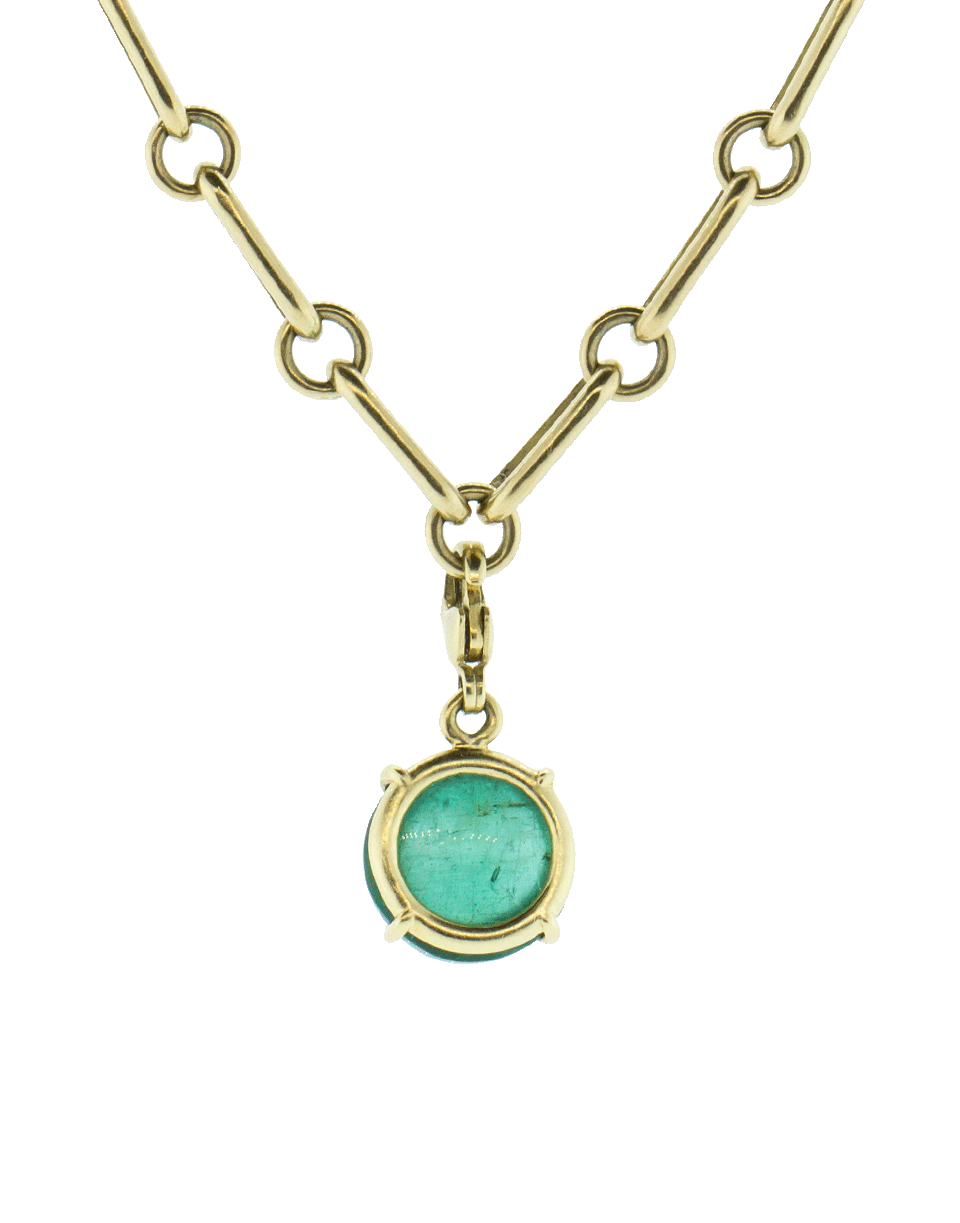 GEMFIELDS X MUSE-Emerald Pendant-YELLOW GOLD