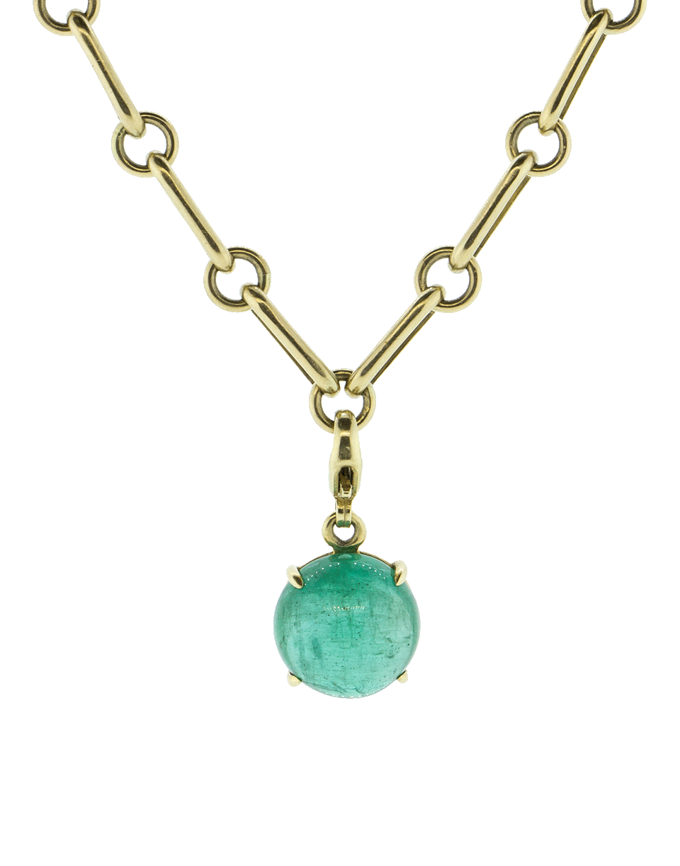 GEMFIELDS X MUSE-Emerald Pendant-YELLOW GOLD