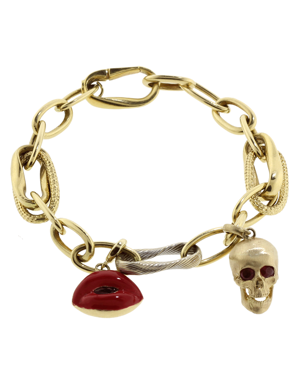 GEMFIELDS X MUSE-Luis Morais Lips Charm-YELLOW GOLD