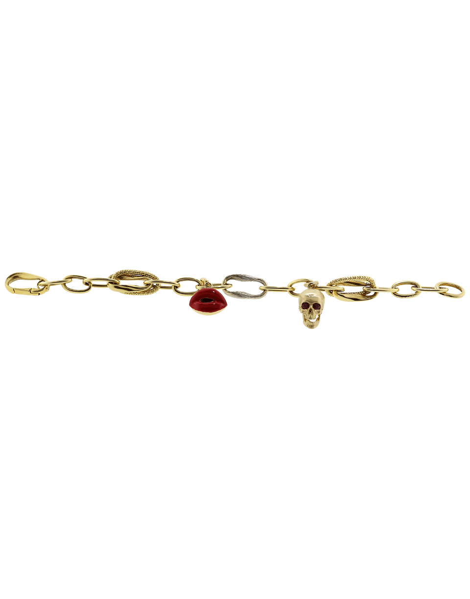 GEMFIELDS X MUSE-Luis Morais Lips Charm-YELLOW GOLD
