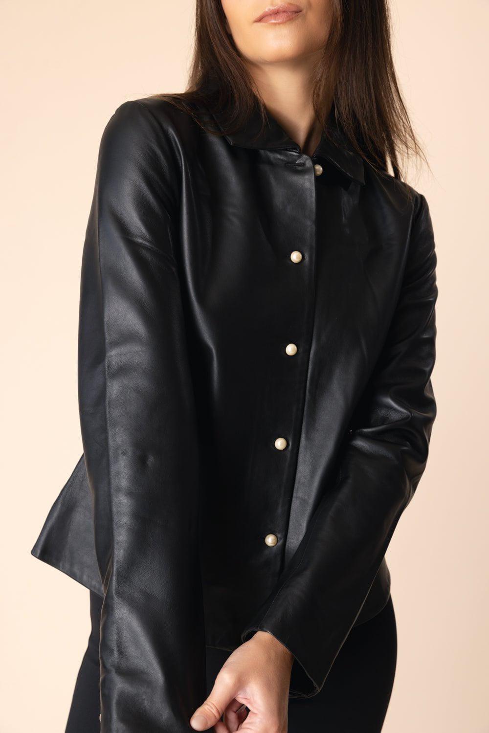 GIACCA LUSSO-Shirt Jacket - Black-