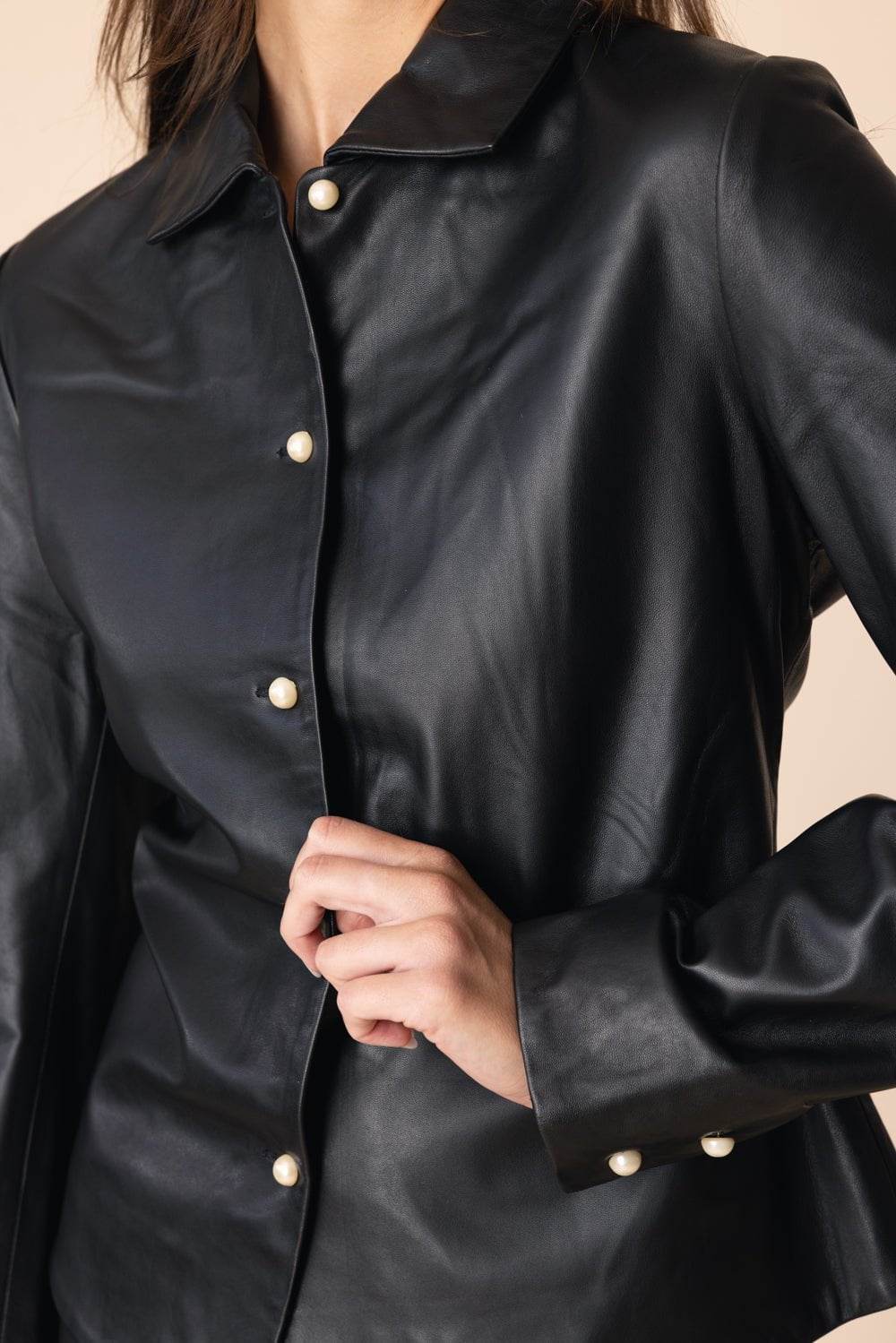 GIACCA LUSSO-Shirt Jacket - Black-