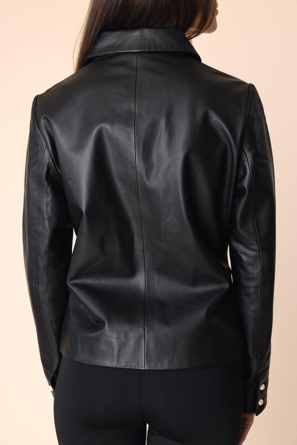 GIACCA LUSSO-Shirt Jacket - Black-