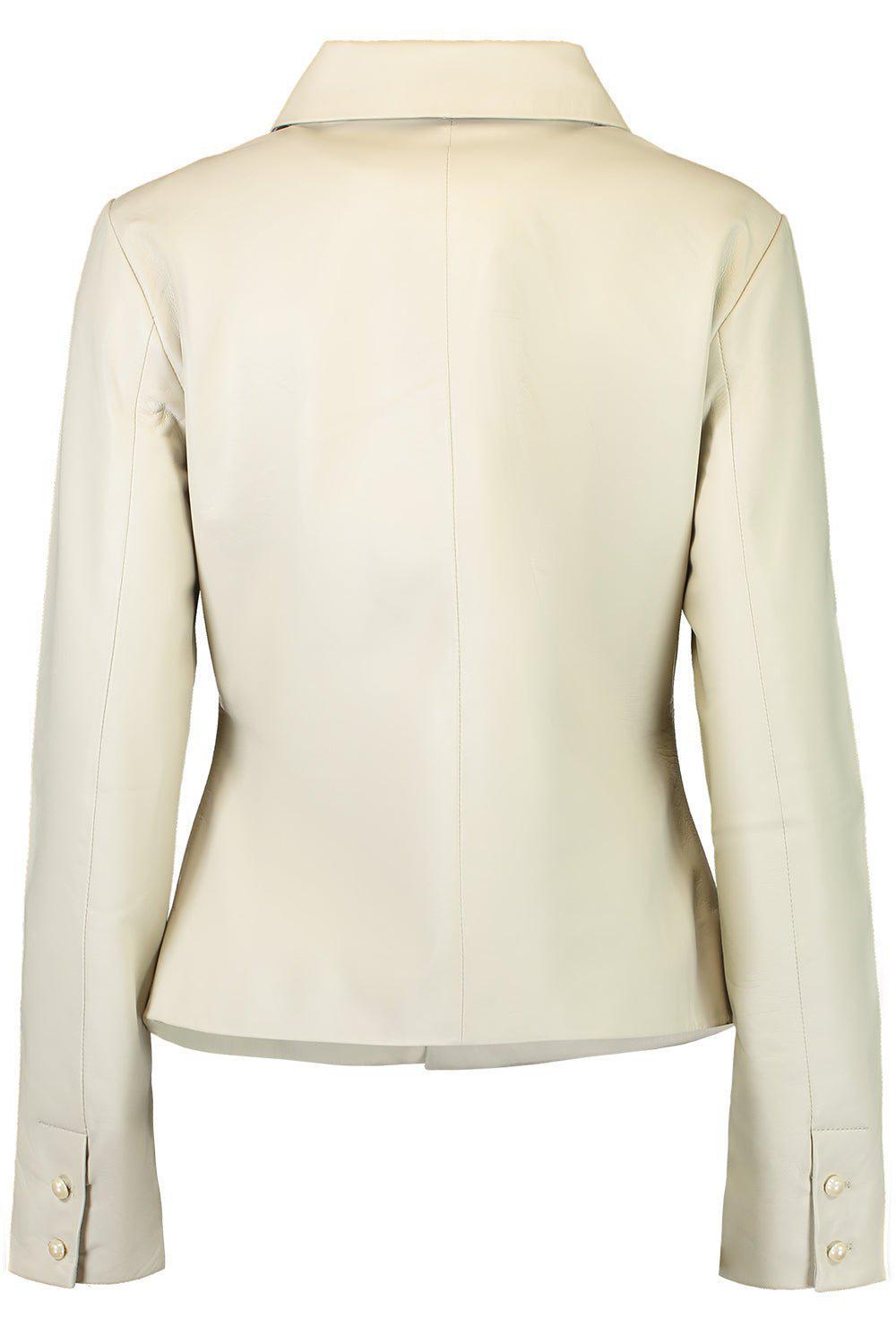 GIACCA LUSSO-Shirt Jacket - Off White-