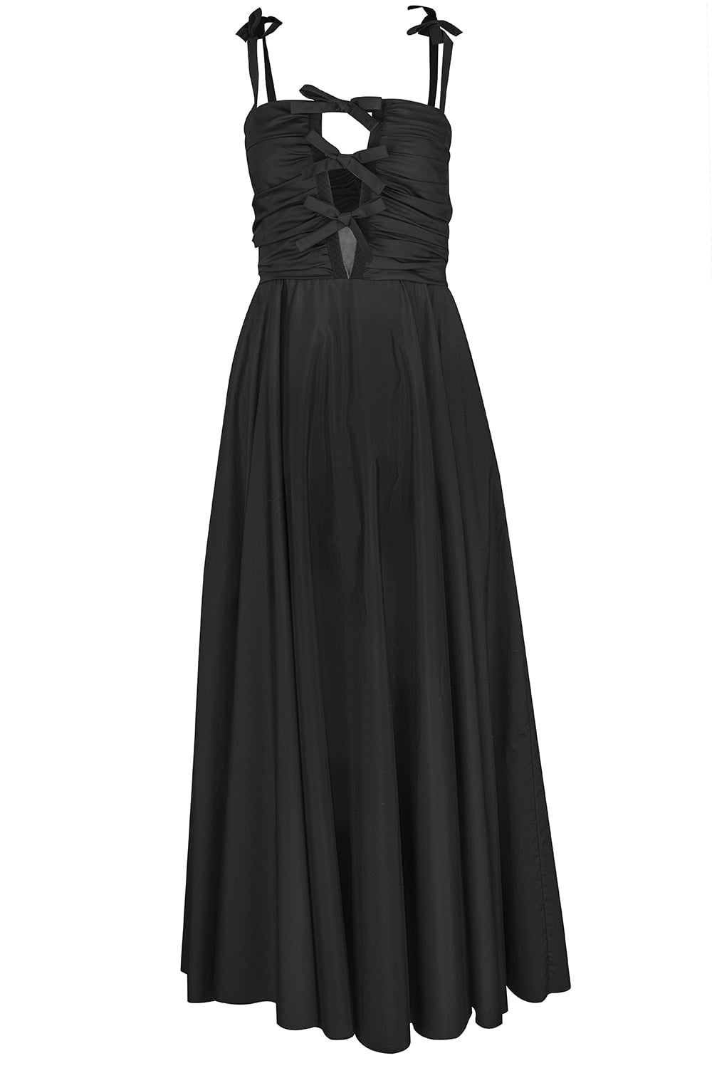 GIAMBATTISTA VALLI-Tie Front Dress-BLACK
