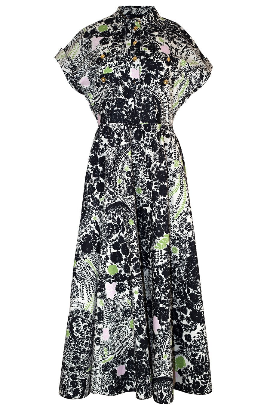GIAMBATTISTA VALLI-Printed Poplin Dress-