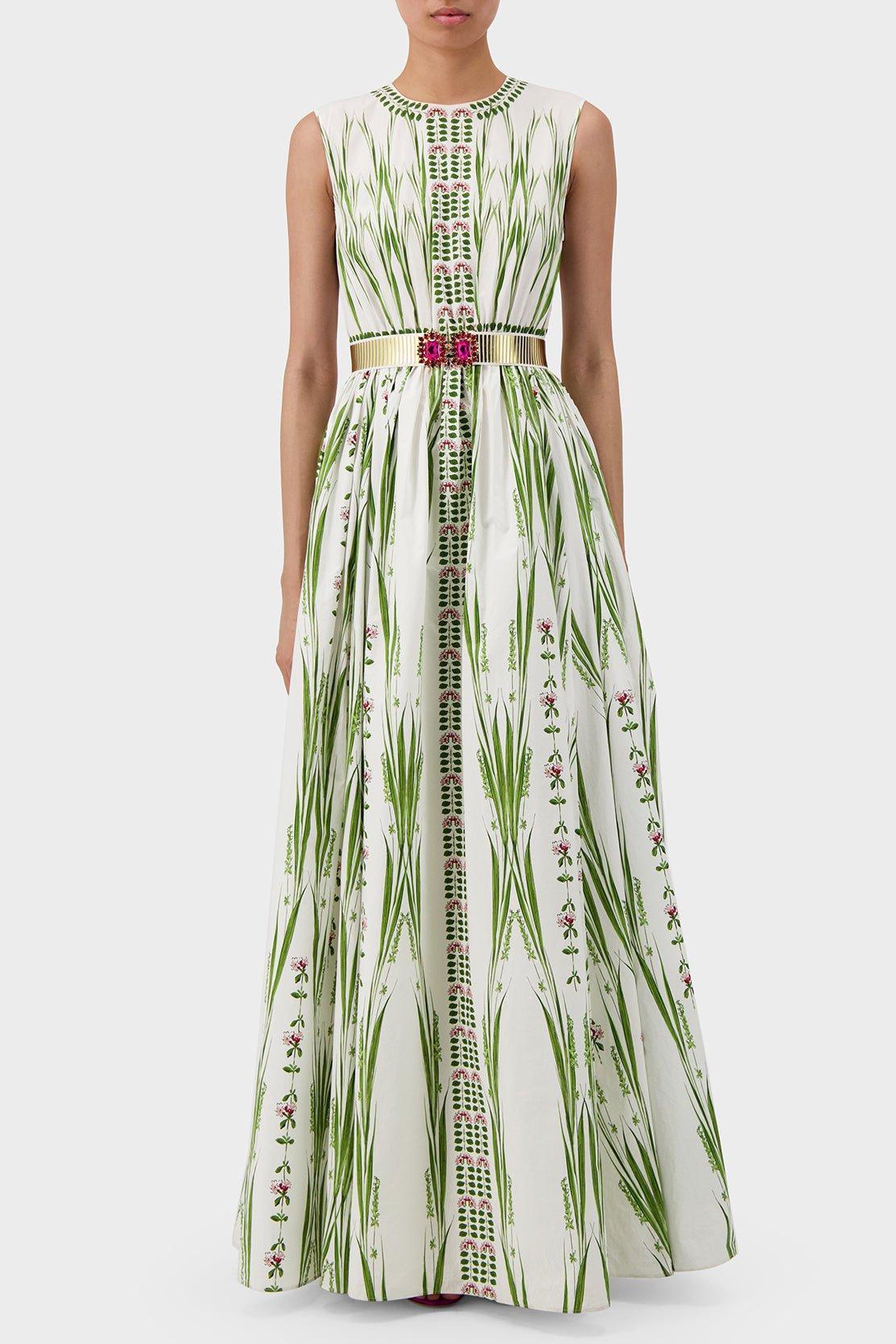 GIAMBATTISTA VALLI-Sleeveless Poplin Dress-