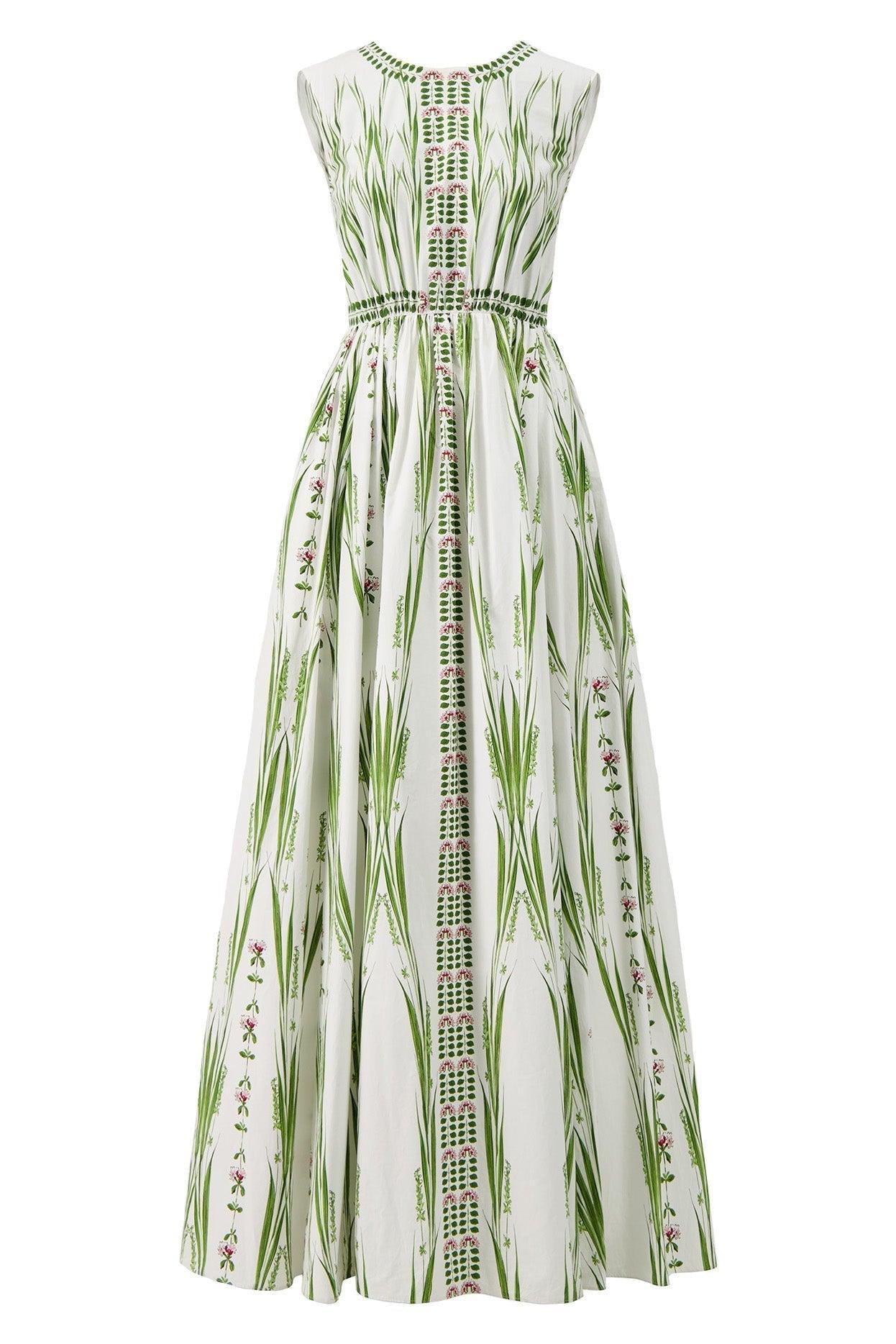 GIAMBATTISTA VALLI-Sleeveless Poplin Dress-