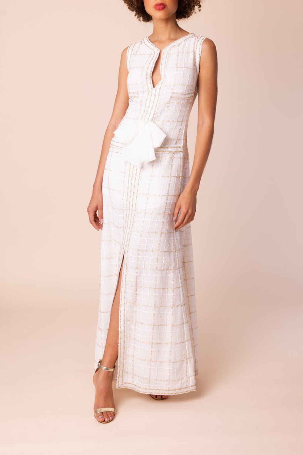 GIAMBATTISTA VALLI-Bow Detailed Maxi Dress-