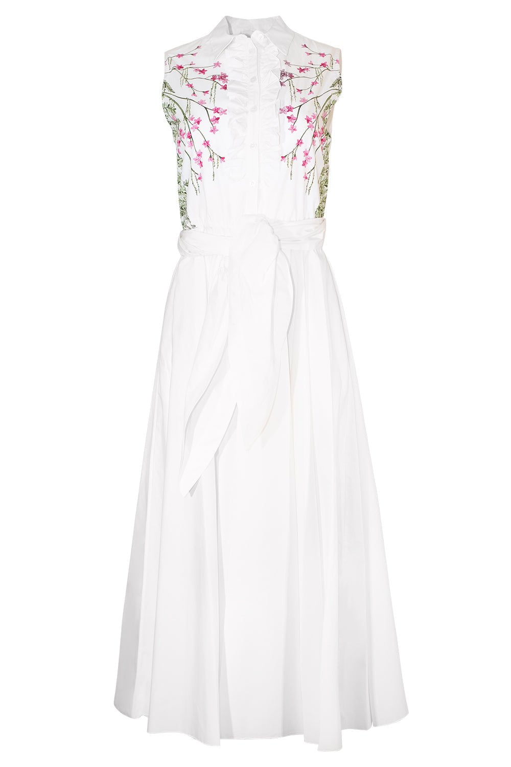 GIAMBATTISTA VALLI-Printed Poplin Dress-