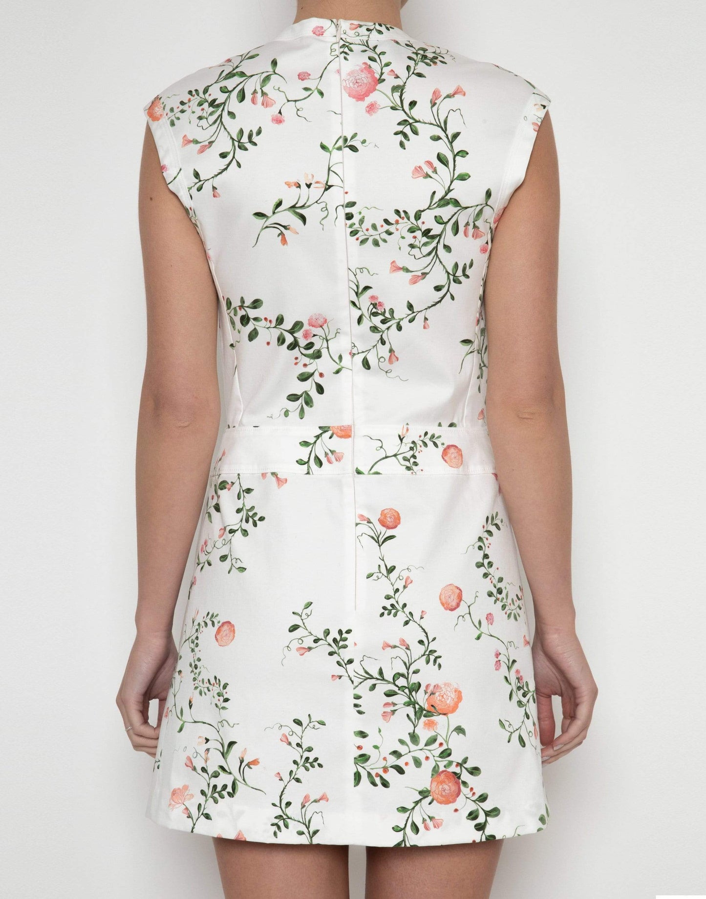 GIAMBATTISTA VALLI-Botanical Printed Poplin Dress-